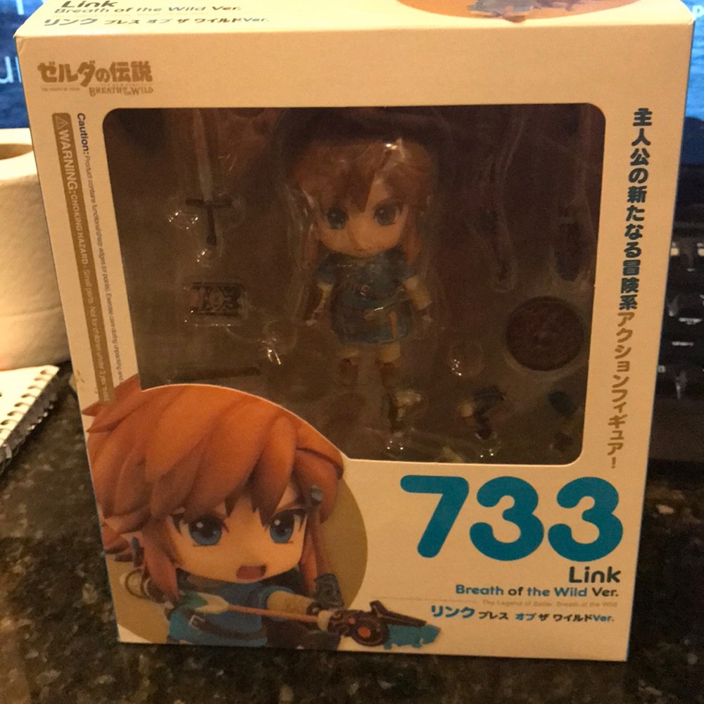 Legend of Zelda action figure. Breath of the Wild